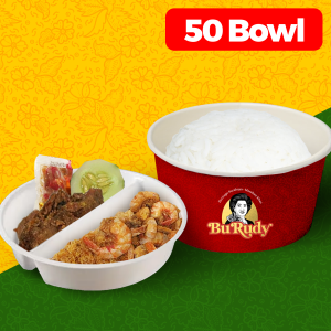 50 Nasi Bowl Nasi Udang Empal